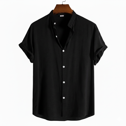 Santis Mandarin Collar Shirt