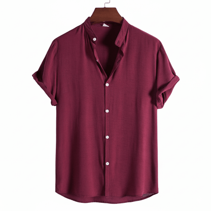 Santis Mandarin Collar Shirt
