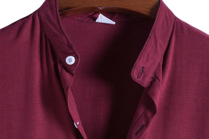 Santis Mandarin Collar Shirt